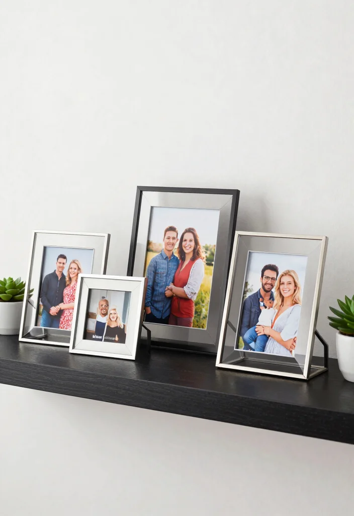 19 Anniversary Photo Frame Ideas That Preserve Love - 10. Eco-Friendly Metal Frames 1