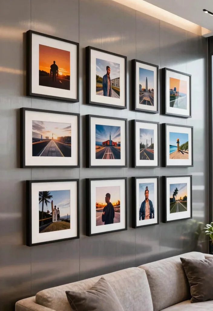 19 Anniversary Photo Frame Ideas That Preserve Love - 13. Magnetic Frames for a Modern Twist 1