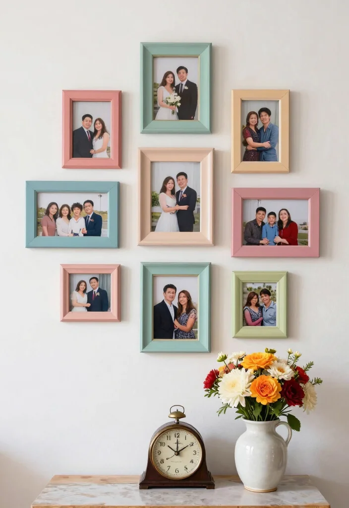19 Anniversary Photo Frame Ideas That Preserve Love - 2. Upcycled Vintage Frames 1