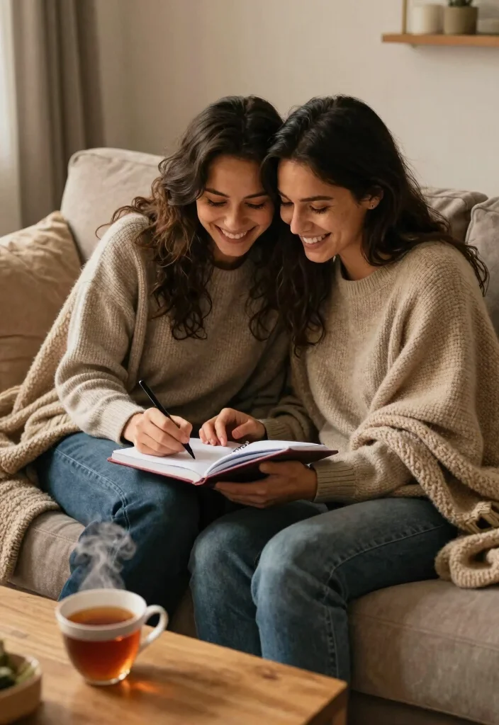 19 Anniversary Story Ideas To Capture Your Journey Together - 14. Couples' Journal: Documenting Your Love 1