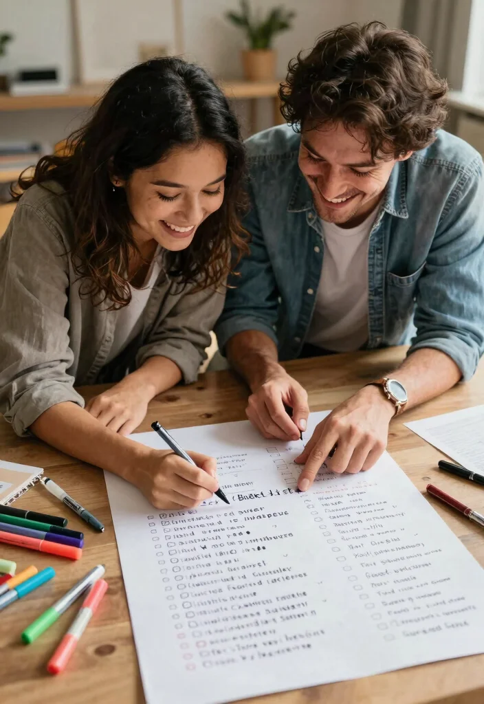 19 Anniversary Story Ideas To Capture Your Journey Together - 8. Create a Joint Bucket List: Future Adventures 1