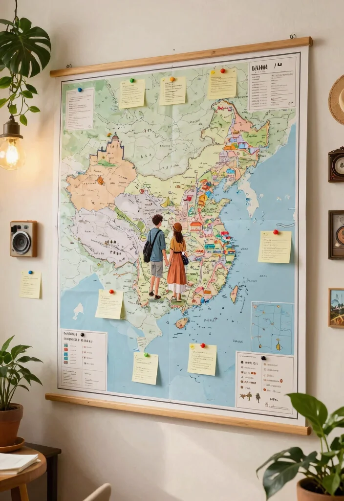 19 Anniversary Story Ideas To Capture Your Journey Together - 9. Personalized Adventure Map: Journey Visualization 1