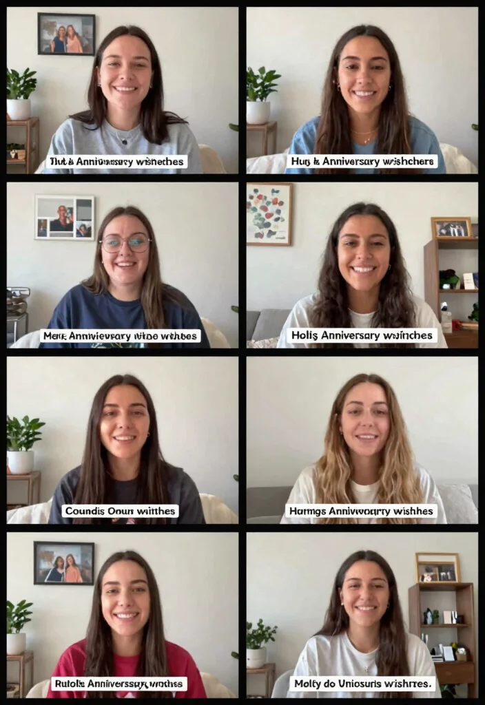 19 Anniversary Video Ideas That Capture Your Journey - 6. Anniversary Wishes from Loved Ones 1