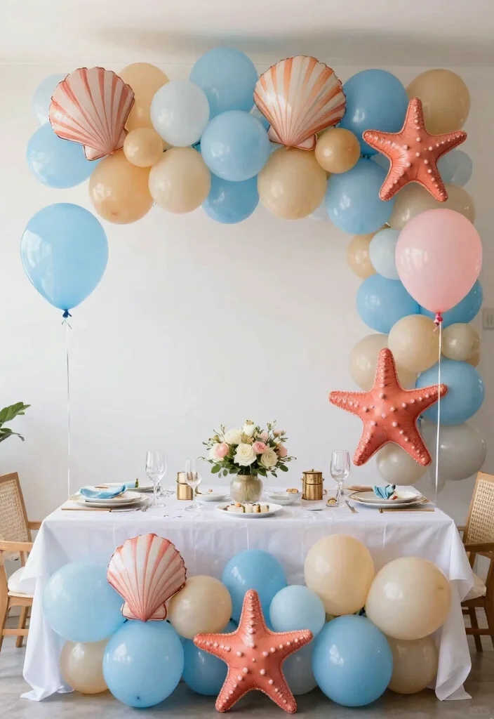 19 Bridal Shower Balloon Ideas That Brighten The Room - 6. Themed Balloon Decorations for Unique Flair 1