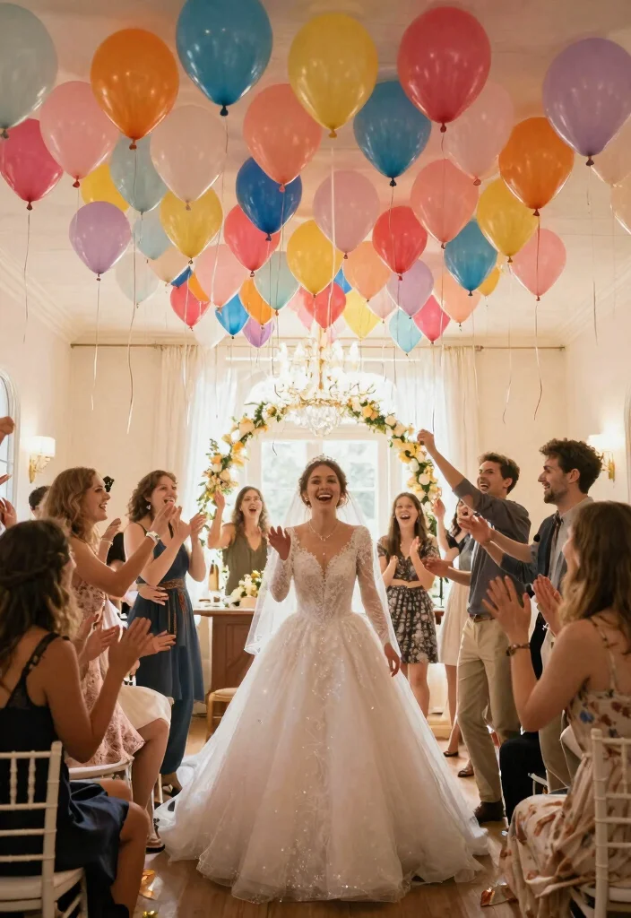 19 Bridal Shower Balloon Ideas That Brighten The Room - 9. Balloon Showers for a Whimsical Touch 1