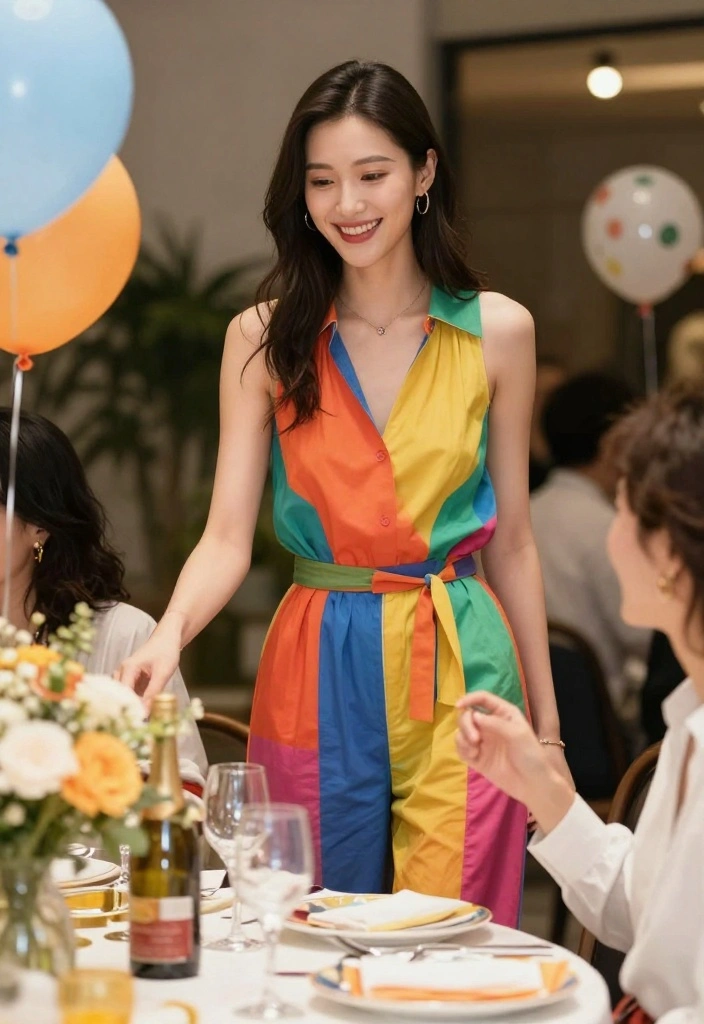 19 Bridal Shower Dress Ideas That Flatter Every Style - 16. Colorful Chino Dress 1