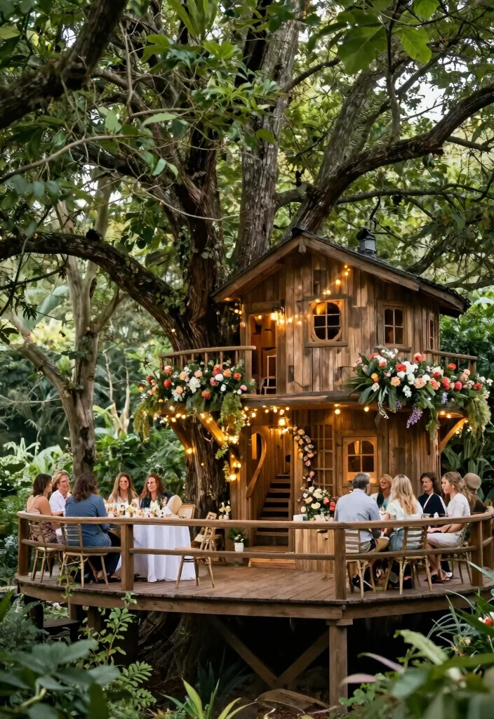 19 Bridal Shower Venue Ideas That Fit Every Style - 11. Unique Treehouses 1