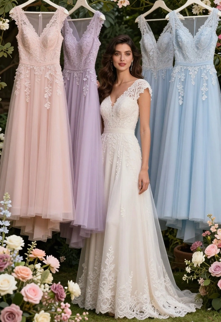 19 Bride Sister Outfit Ideas That Steal The Show - 16. Soft Pastel Tones 1