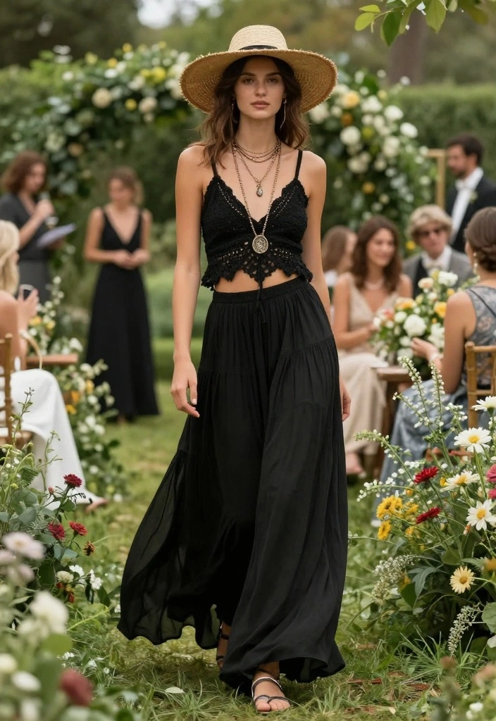 19 Bride Sister Outfit Ideas That Steal The Show - 8. Bohemian-Inspired Outfit 1