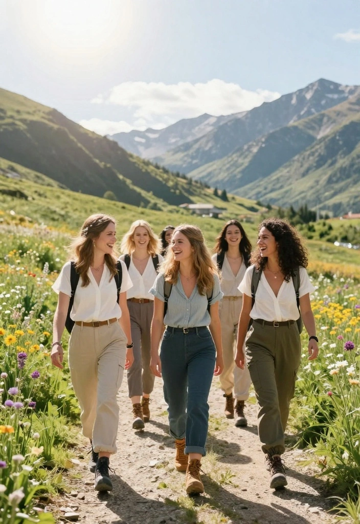 19 Bridesmaid Photoshoot Ideas That Capture Friendship - 2. Hiking Adventure 1