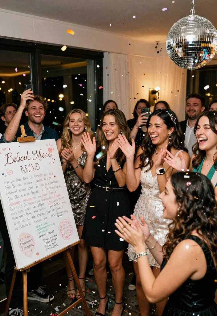 19 Disco Bridal Shower Ideas That Bring The Sparkle - 19. Unique Party Wrap-Up 1