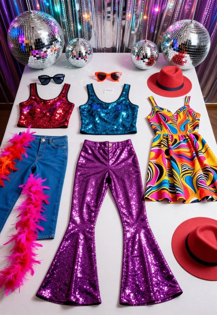 19 Disco Bridal Shower Ideas That Bring The Sparkle - 2. Groovy Dress Code 1
