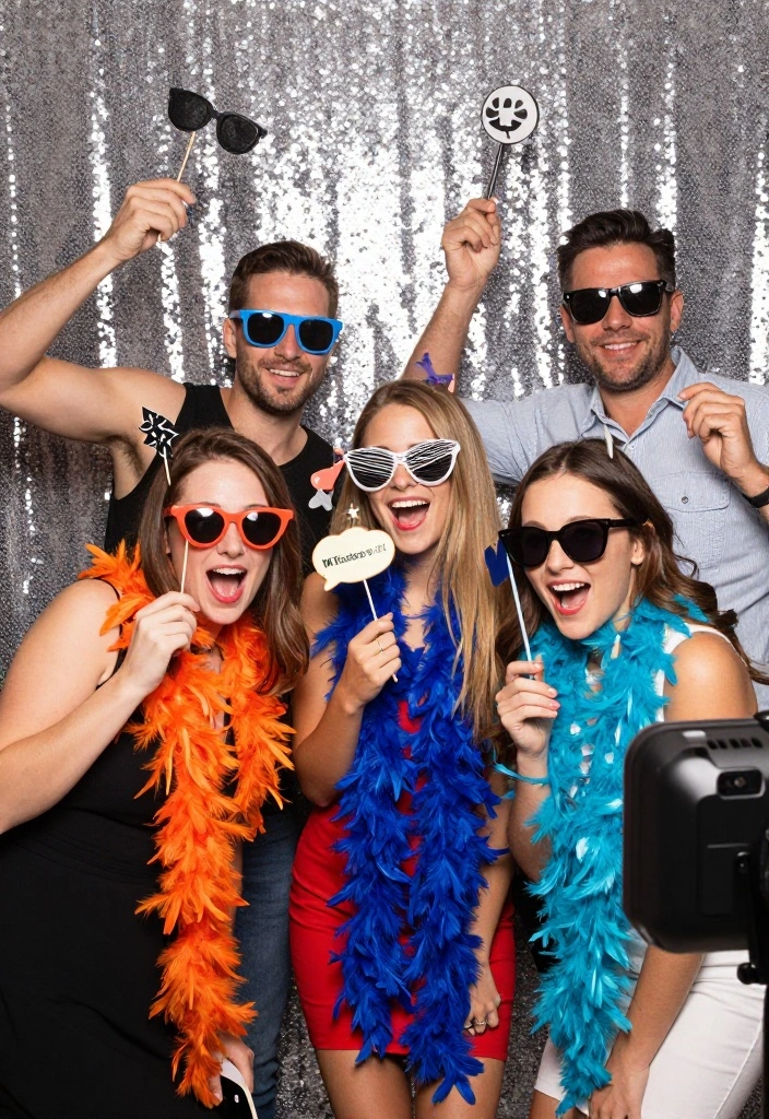 19 Disco Bridal Shower Ideas That Bring The Sparkle - 9. DIY Disco Photo Booth 1