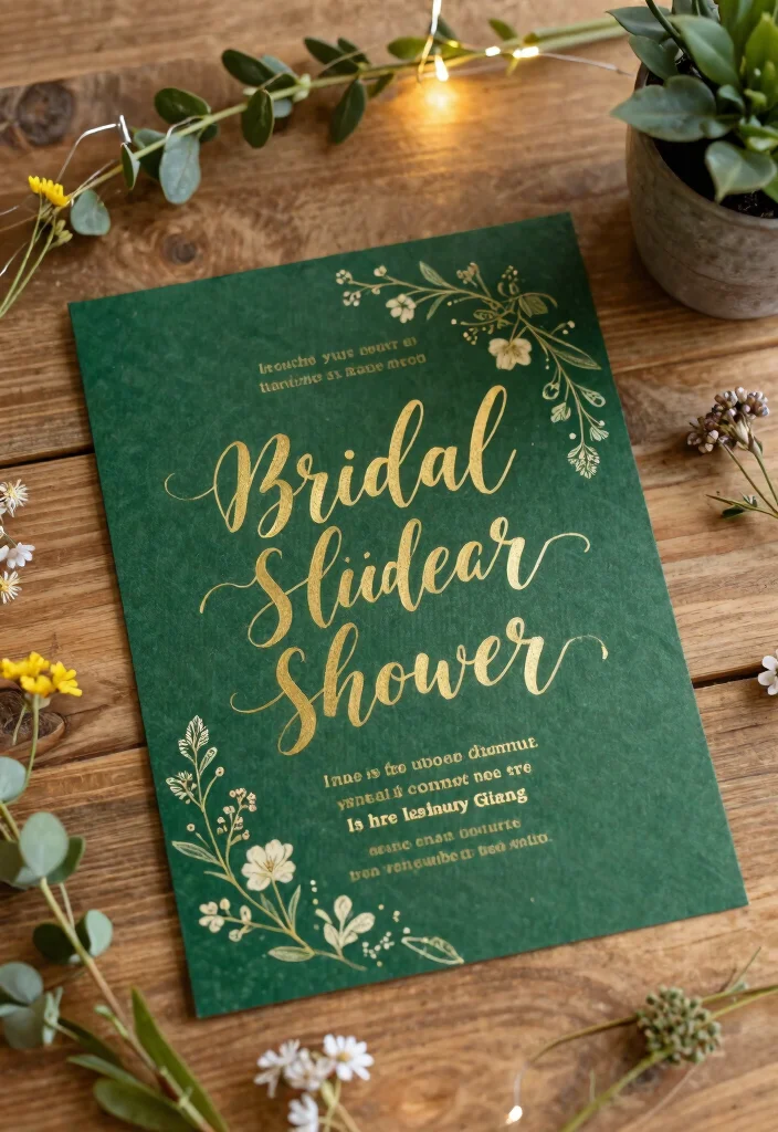 19 Enchanted Forest Bridal Shower Ideas That Feel Magical - 1. Enchanted Invitations 1