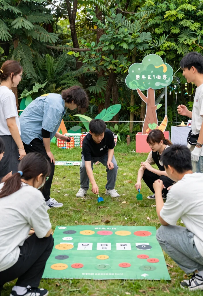 19 Enchanted Forest Bridal Shower Ideas That Feel Magical - 11. Woodland Games 1