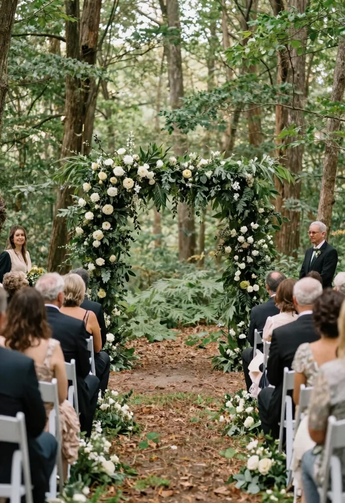 19 Enchanted Forest Bridal Shower Ideas That Feel Magical - 15. Enchanted Forest Ceremony 1
