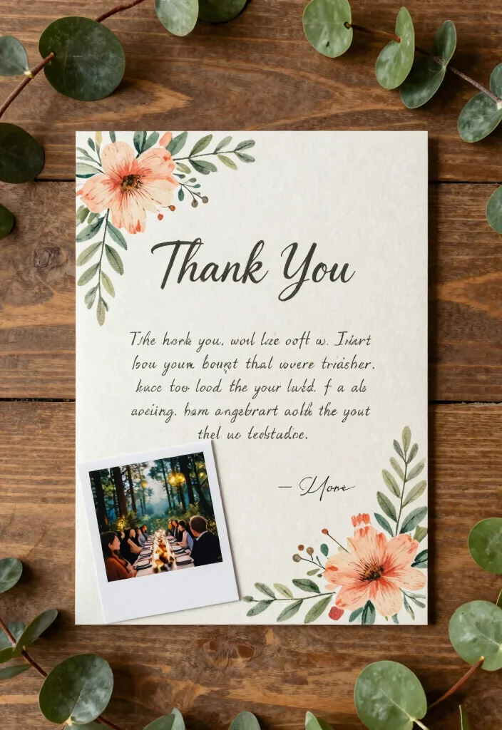 19 Enchanted Forest Bridal Shower Ideas That Feel Magical - 19. Enchanted Forest Thank You Notes 1