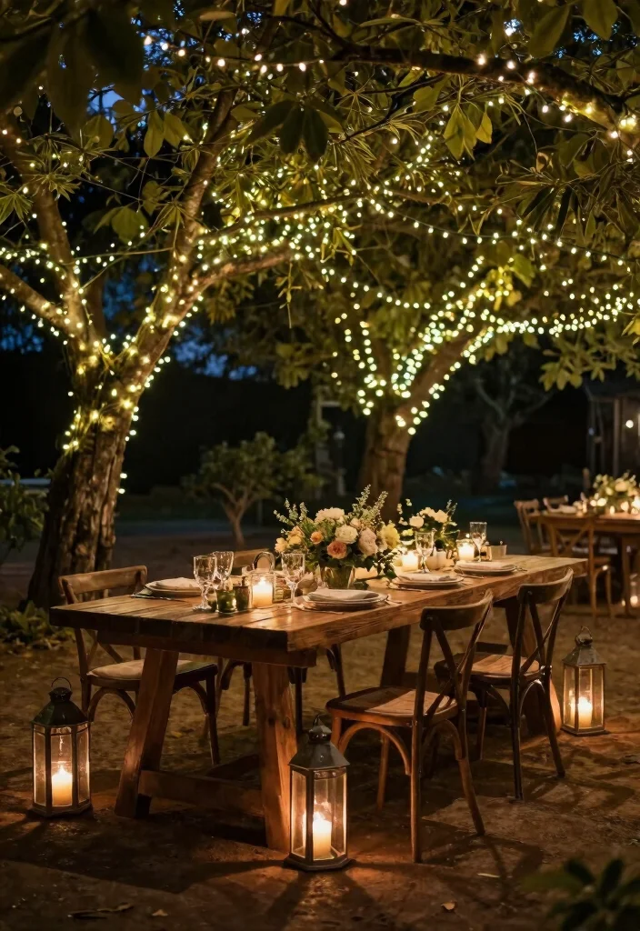 19 Enchanted Forest Bridal Shower Ideas That Feel Magical - 2. Fairy Light Decor 1