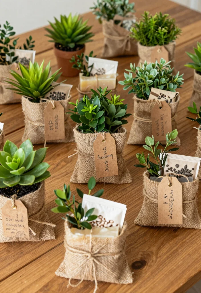 19 Enchanted Forest Bridal Shower Ideas That Feel Magical - 4. Woodland-Themed Party Favors 1