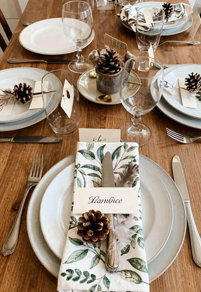 19 Enchanted Forest Bridal Shower Ideas That Feel Magical - 8. Enchanted Table Settings 1