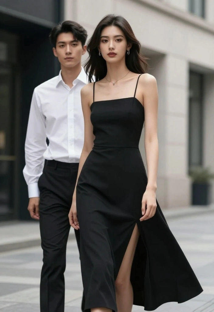 19 Engagement Outfit Ideas That Photograph Beautifully - 8. Classic Black and White Combo 1