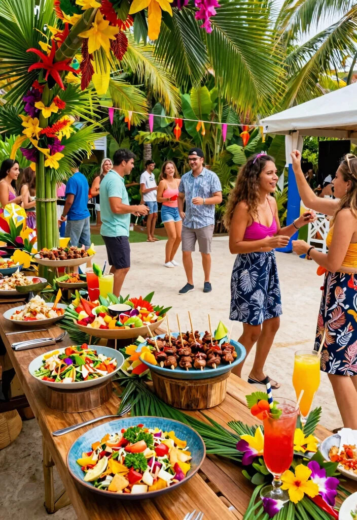 19 Engagement Party Ideas Themes That Spark Inspiration - 11. Tropical Paradise 1