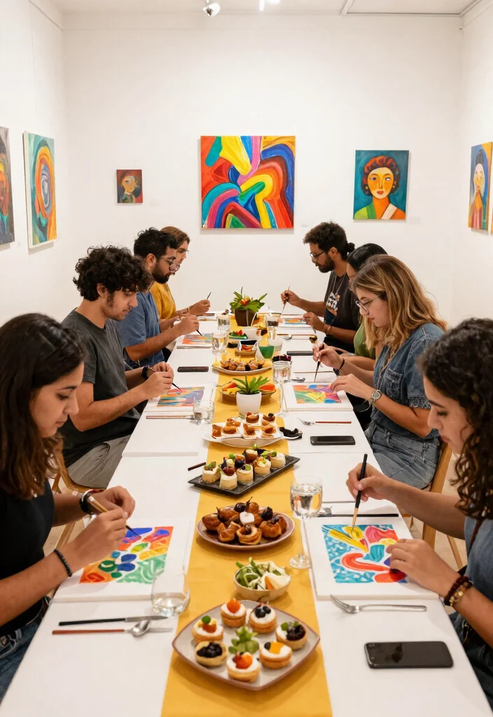 19 Engagement Party Ideas Themes That Spark Inspiration - 12. Art & Culture Celebration 1