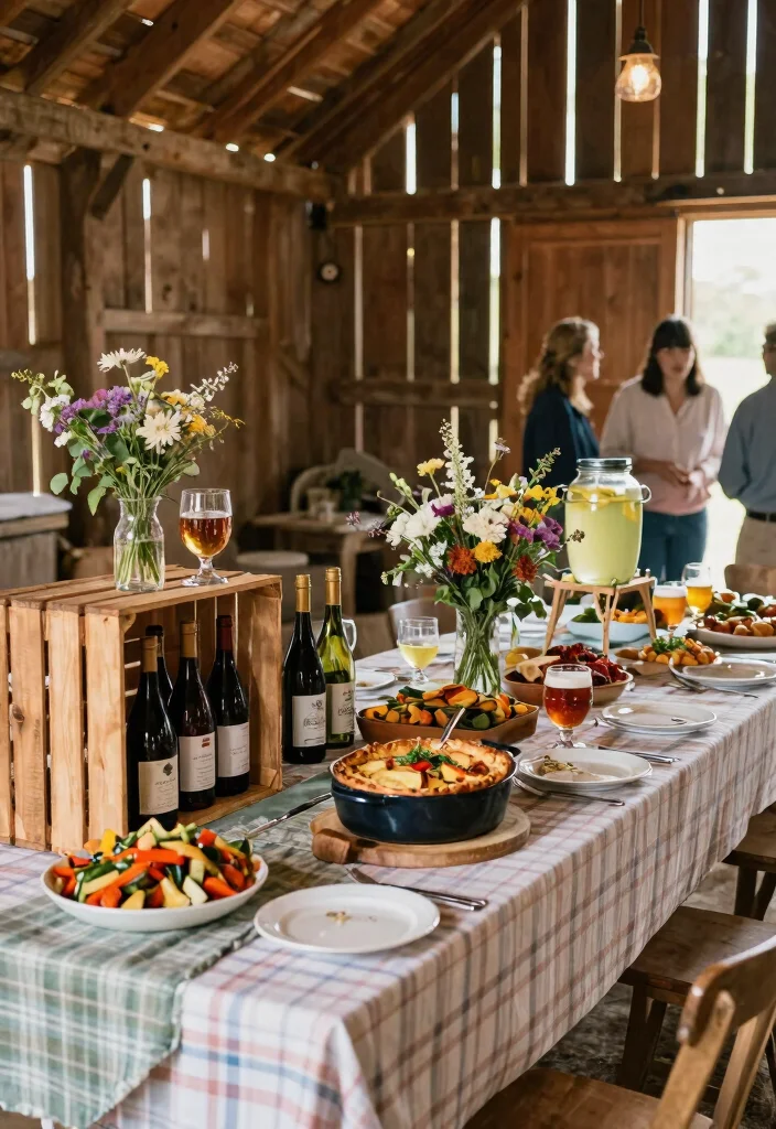 19 Engagement Party Ideas Themes That Spark Inspiration - 16. Farmhouse Feast 1