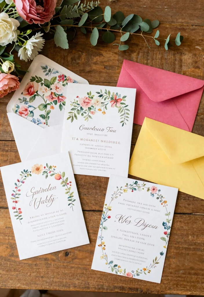 19 Garden Tea Party Bridal Shower Ideas That Feel Whimsical - 11. Vintage Style Invitations 1