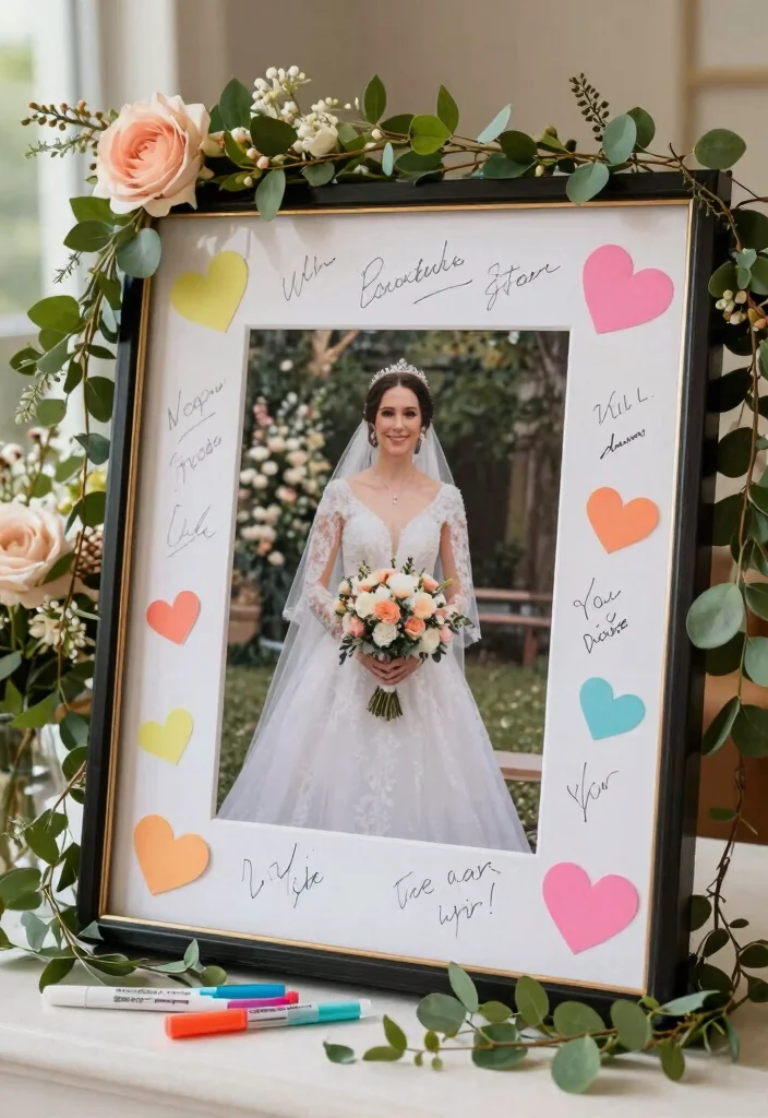 19 Garden Tea Party Bridal Shower Ideas That Feel Whimsical - 17. Interactive Guest Book 1