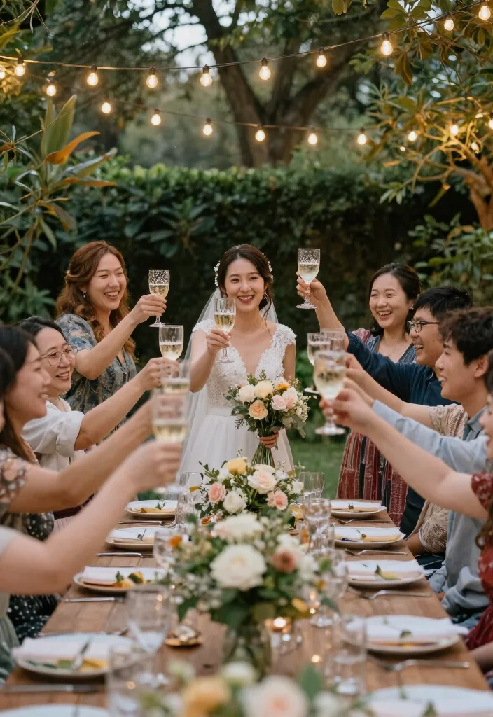 19 Garden Tea Party Bridal Shower Ideas That Feel Whimsical - 19. Thoughtful Sentiments During Toast 1