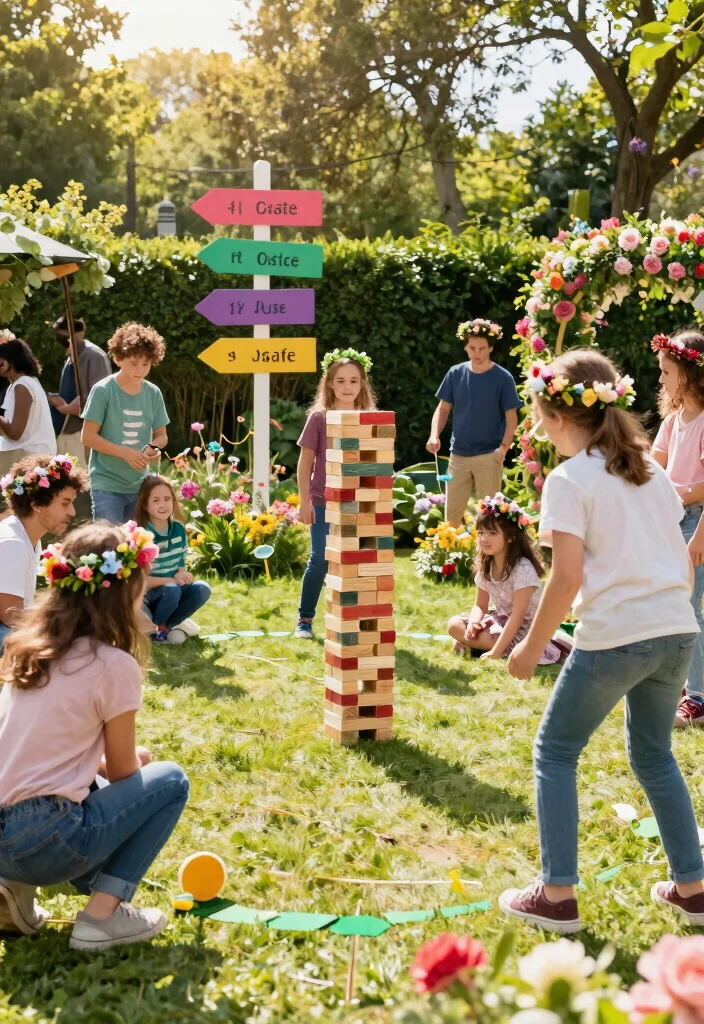 19 Garden Tea Party Bridal Shower Ideas That Feel Whimsical - 5. Whimsical Garden Games 1