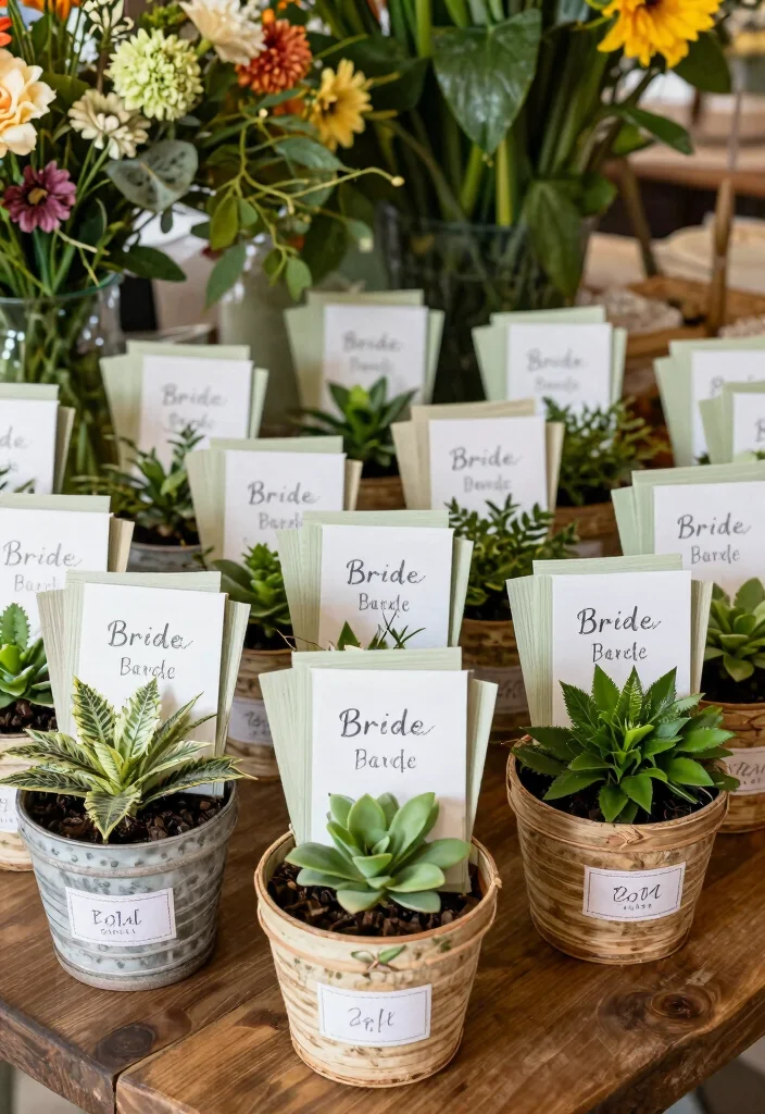 19 Garden Tea Party Bridal Shower Ideas That Feel Whimsical - 8. Personalized Garden Party Favors 1