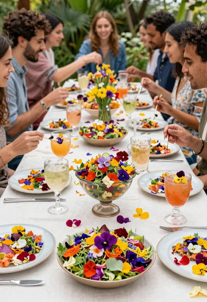 19 Hens Party Ideas That Are Stylish And Fun - 18. Edible Flower Party 1