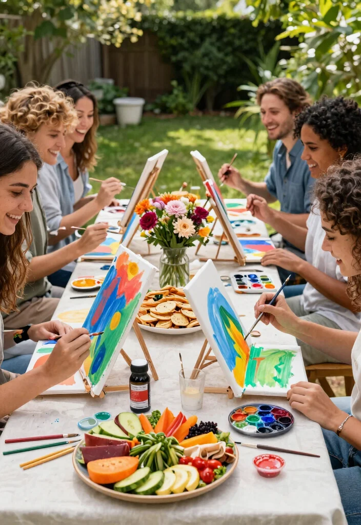 19 Low Key Bachelorette Party Ideas That Keep It Classy - 5. Art and Painting Party 1