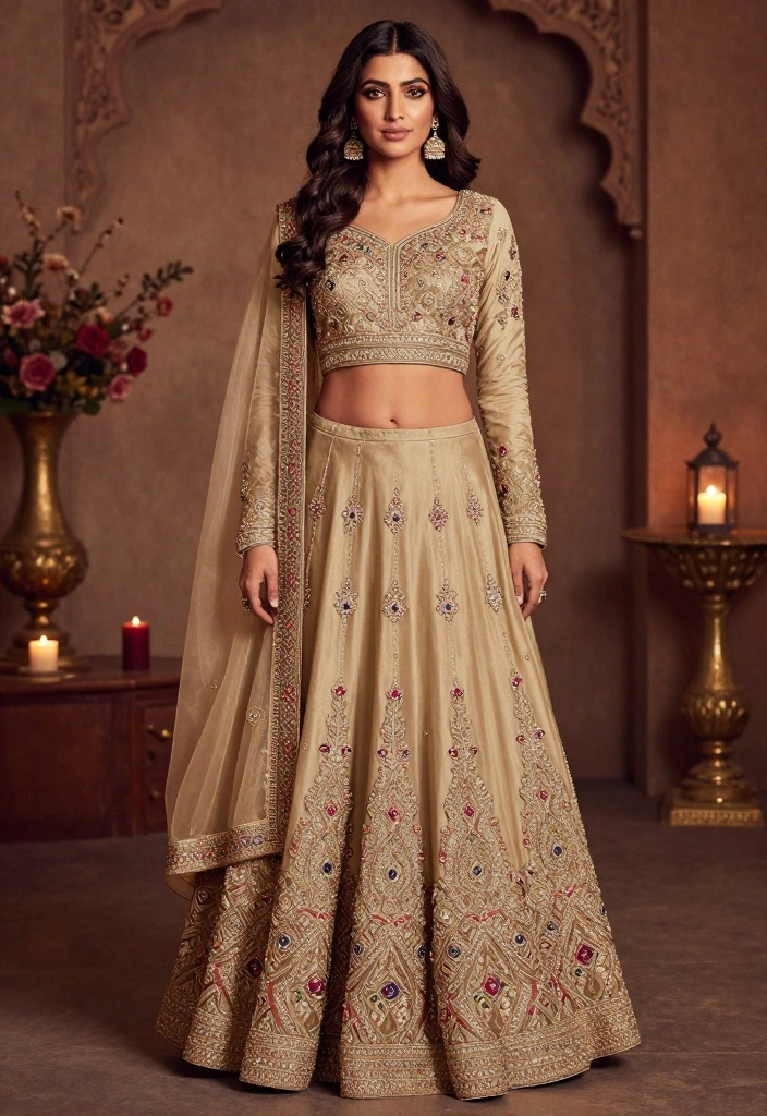 19 Mehndi Outfit Ideas That Steal the Show - 11. Vintage Style Gharara 1