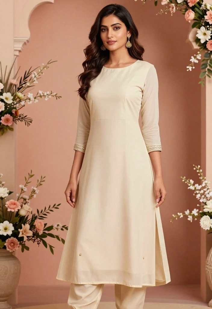 19 Mehndi Outfit Ideas That Steal the Show - 12. Simple yet Elegant Shift Dress 1