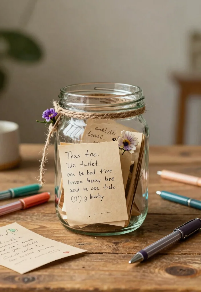 19 One Year Anniversary Decorations Ideas That Spark Joy - 11. Memory Jar 1