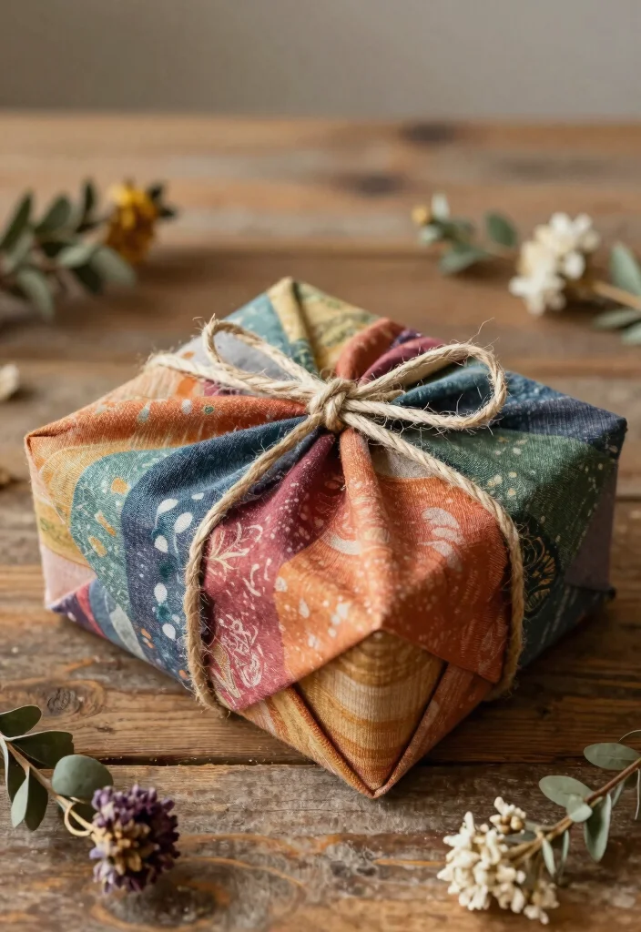 19 One Year Anniversary Decorations Ideas That Spark Joy - 13. Reusable Gift Wrapping 1