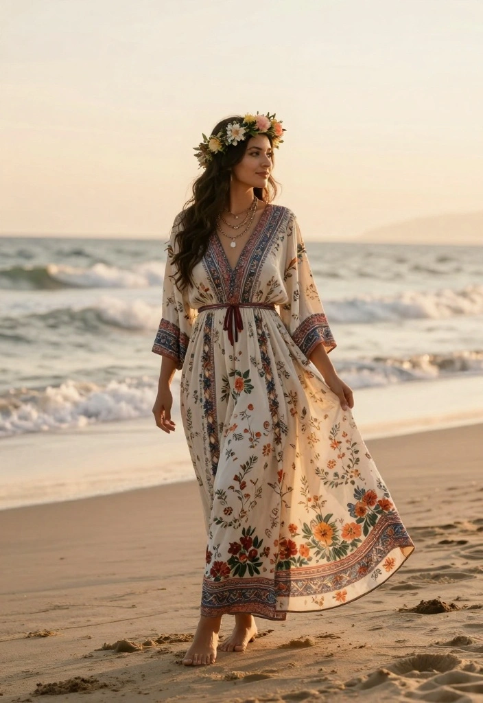 19 Quince Photoshoot Ideas That Feel Fun and Regal - 8. Boho Chic Vibes 1