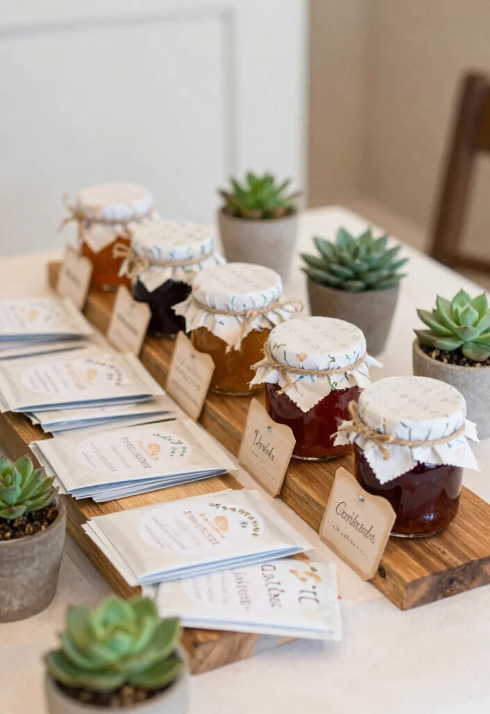 19 Rustic Bridal Shower Ideas Full Of Charm - 4. Handmade Guest Favors 1