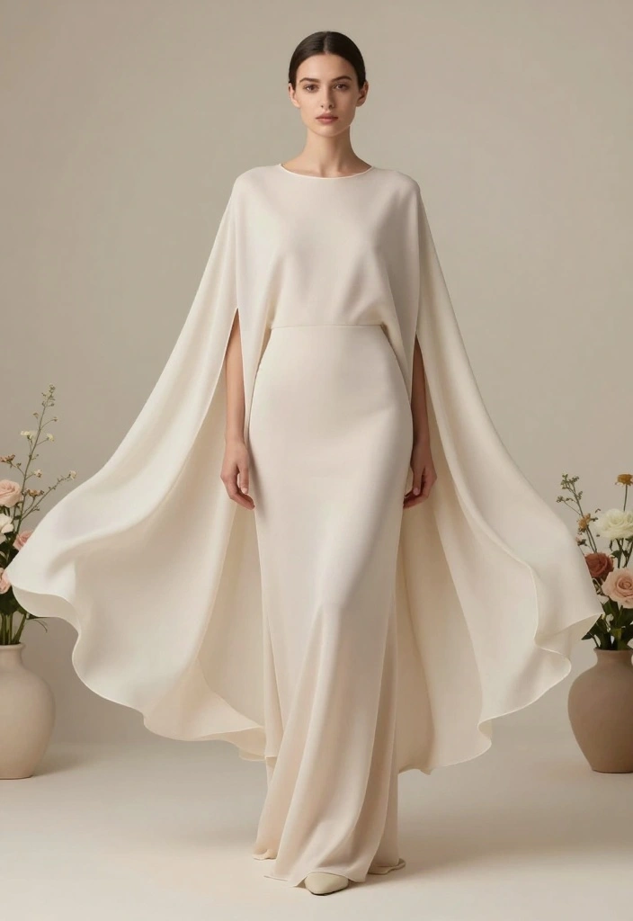 19 Sangeet Outfit Ideas That Shine On The Dance Floor - 12. Ethereal Cape Set 1