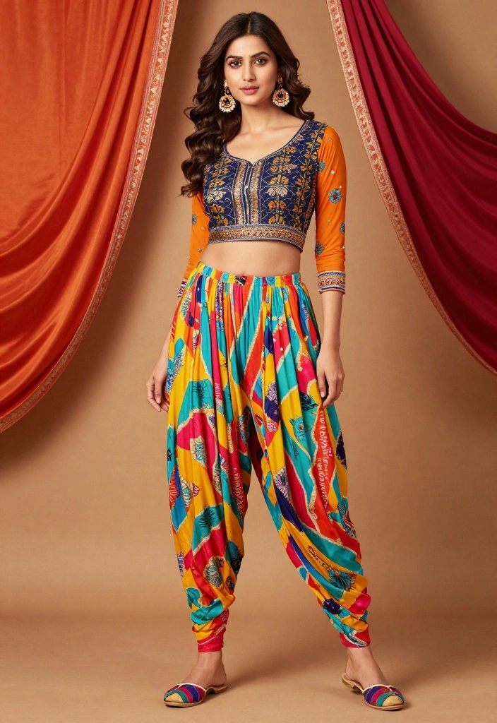 19 Sangeet Outfit Ideas That Shine On The Dance Floor - 4. Chic Dhoti Pants Set 1