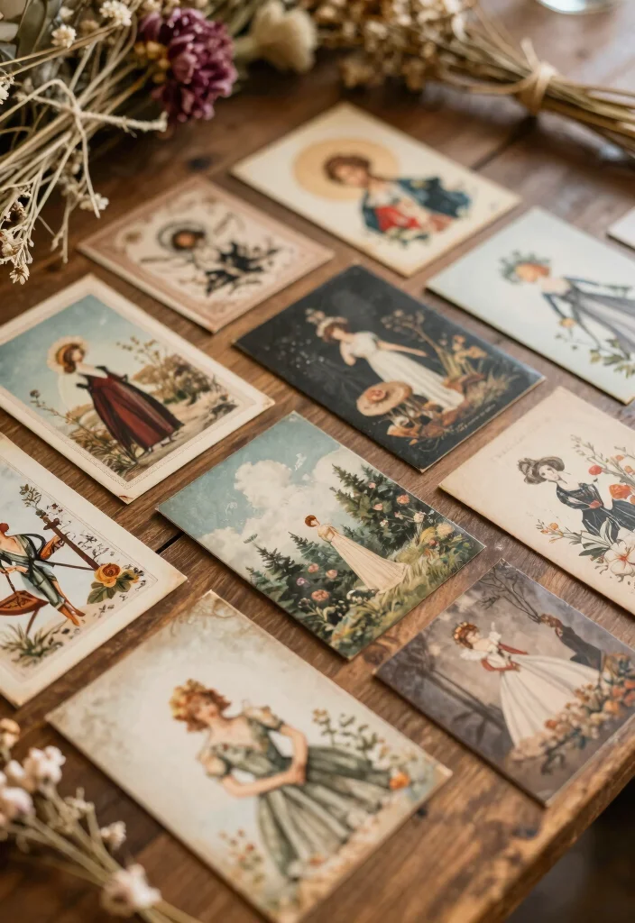 19 Save The Date Ideas That Feel Creative and Personal - 5. Upcycled Vintage Postcards 1