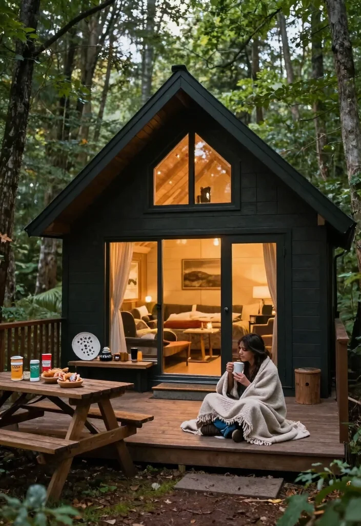 19 Two Year Anniversary Ideas That Celebrate Growth - 14. Rent a Cozy Cabin 1