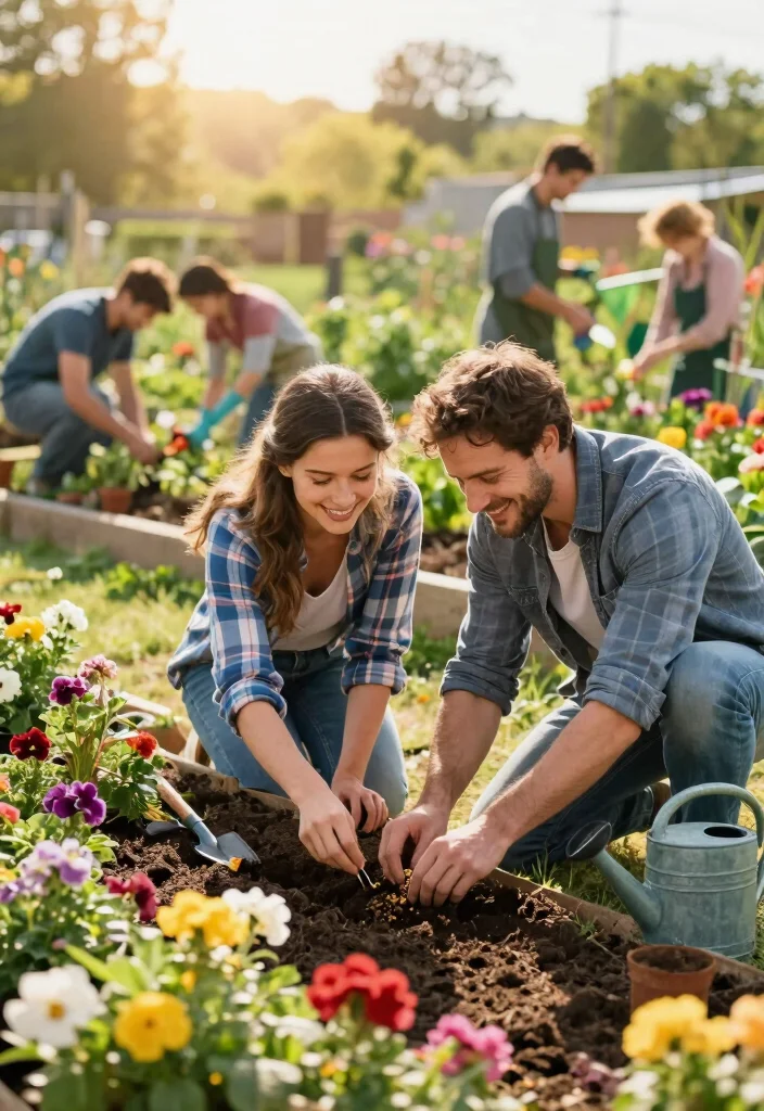 19 Two Year Anniversary Ideas That Celebrate Growth - 17. Join a Community Garden 1