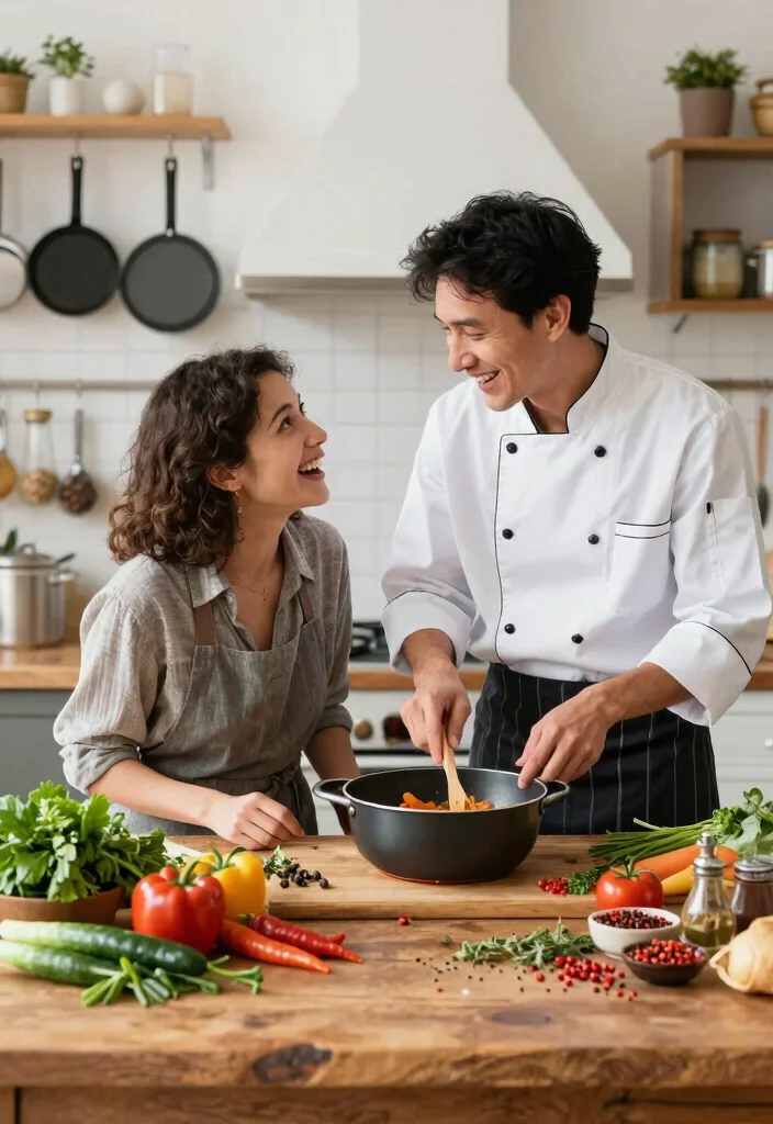19 Two Year Anniversary Ideas That Celebrate Growth - 4. Take a Cooking Class Together 1
