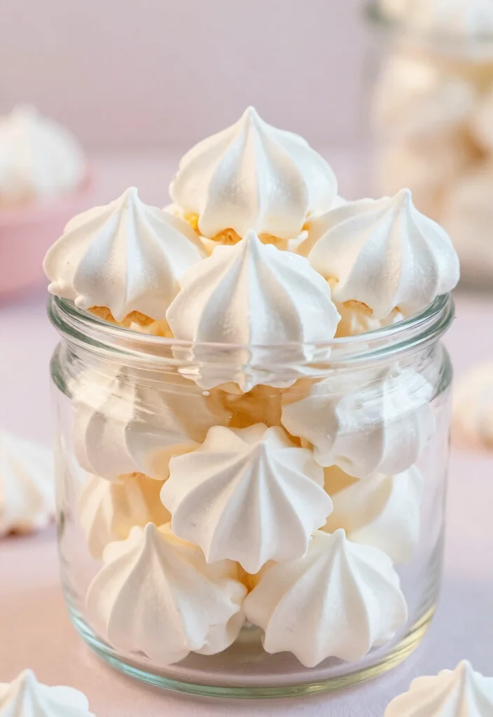 19 Wedding Dessert Table Ideas That Sweeten the Celebration - 12. Delicate Vegan Meringues 1