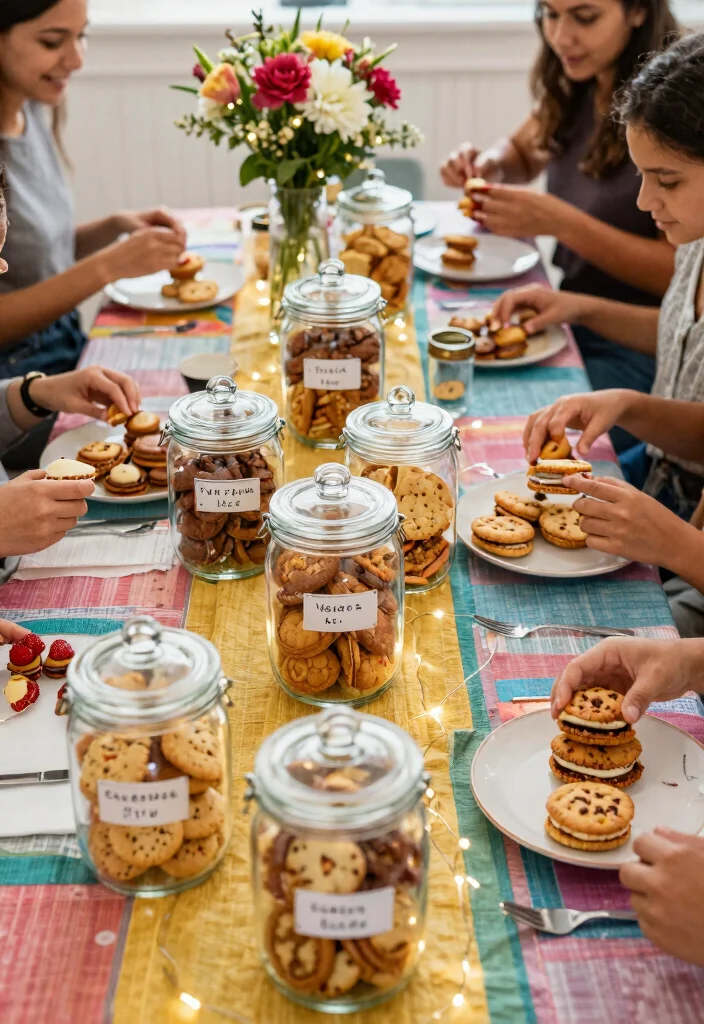 19 Wedding Dessert Table Ideas That Sweeten the Celebration - 6. Vegan Cookie Bar 1