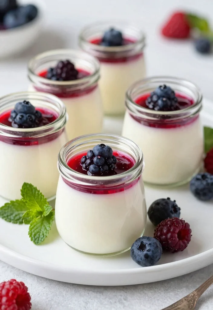 19 Wedding Dessert Table Ideas That Sweeten the Celebration - 9. Vegan Panna Cotta 1